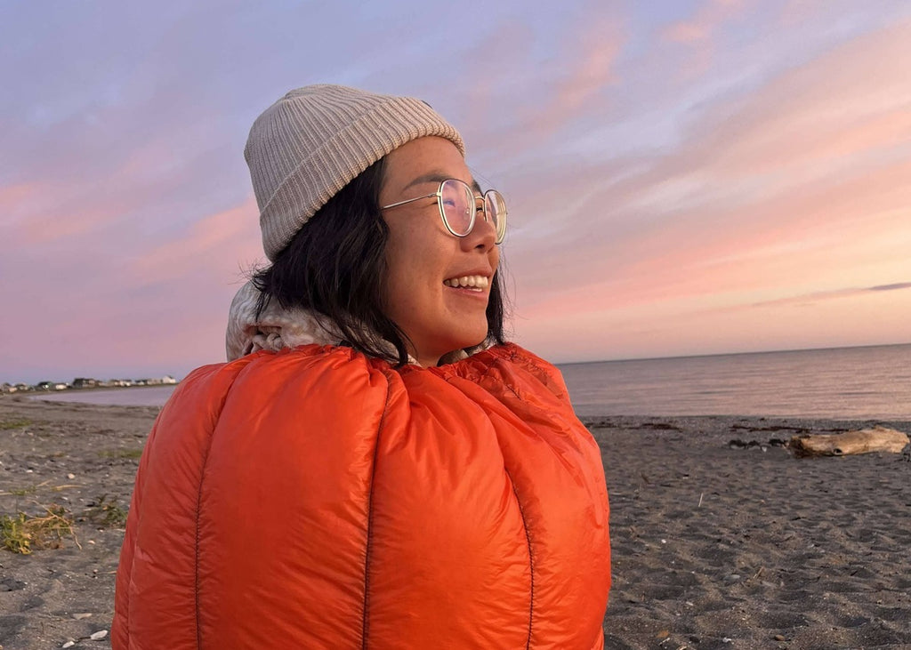 Feather migration in sleeping bags and quilts