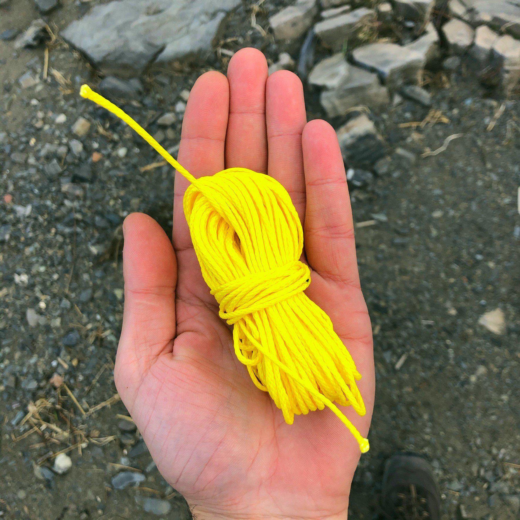 Corde dyneema composite fiber (cuben fiber) pour les longues randonnées, le camping, le sentier des appalaches, le pacific crest trail, l'applachian trail ou le continental divided trail: SIA, PCT, AT, CDT