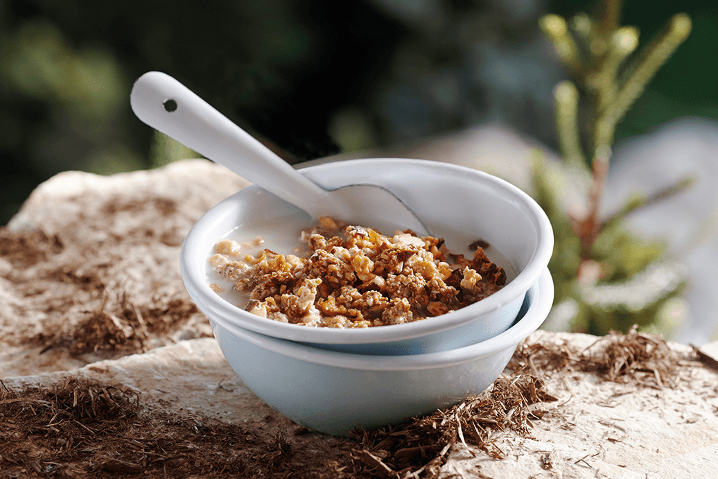 Déjeuner au granola Happy Yak et Mount Trail pour les randonnées telle que le Pacific Crest Trail ou au Canada.