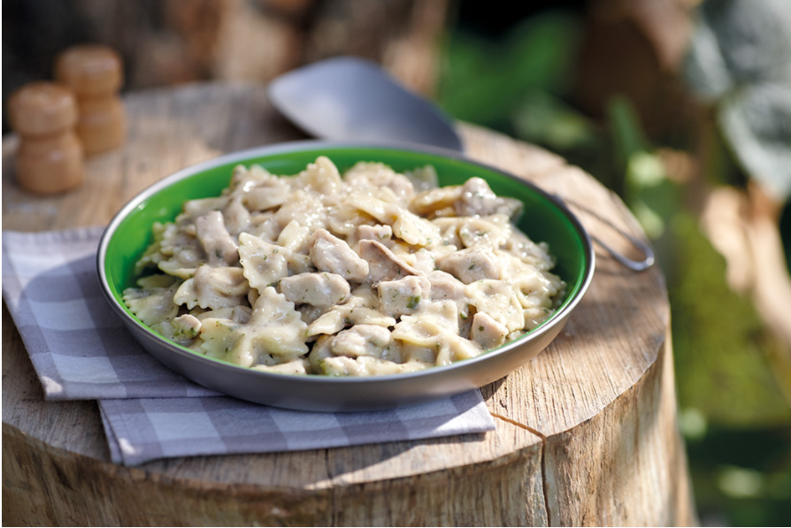 Freeze-dried meals from Happy Yak with Mount Trail for mountains, expeditions, long hiking trails.