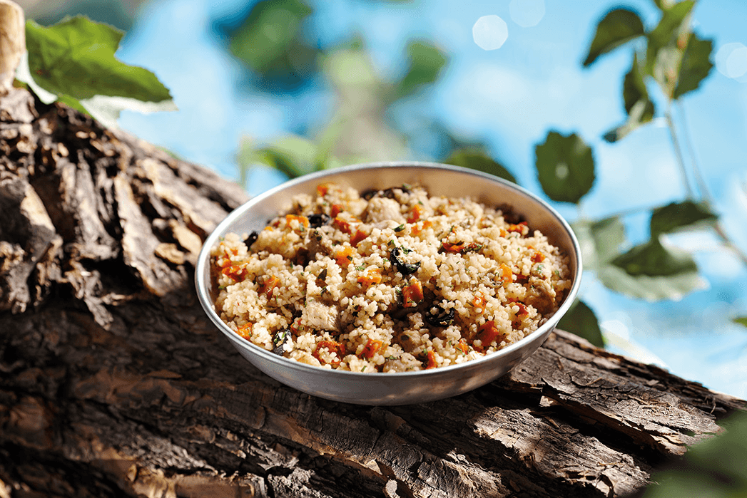 Happy Yak and Mount Trail freeze-dried pork meals for long hikes, outdoor activities and camping in Canada.
