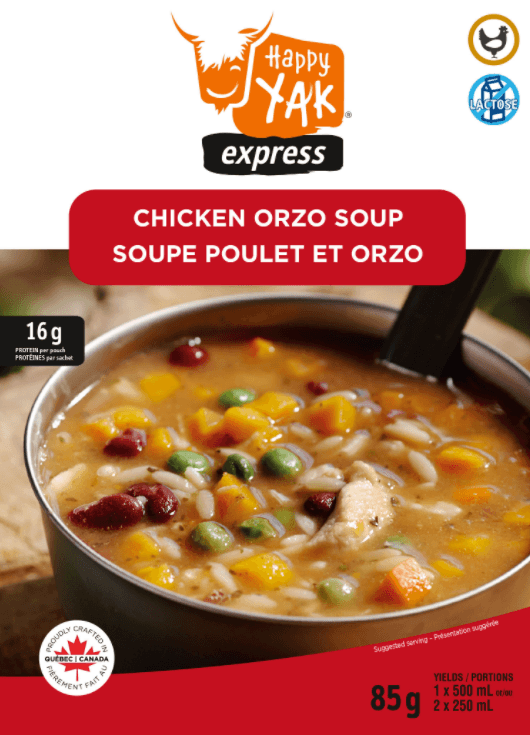 Soupe poulet et orzo - Mount Trail