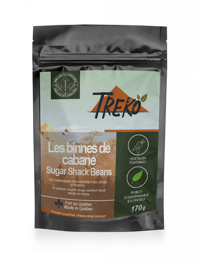 Treko's freeze-dried hut meals for long distance hiking, outdoors and camping. Ideal for hikers in Quebec and Canada.